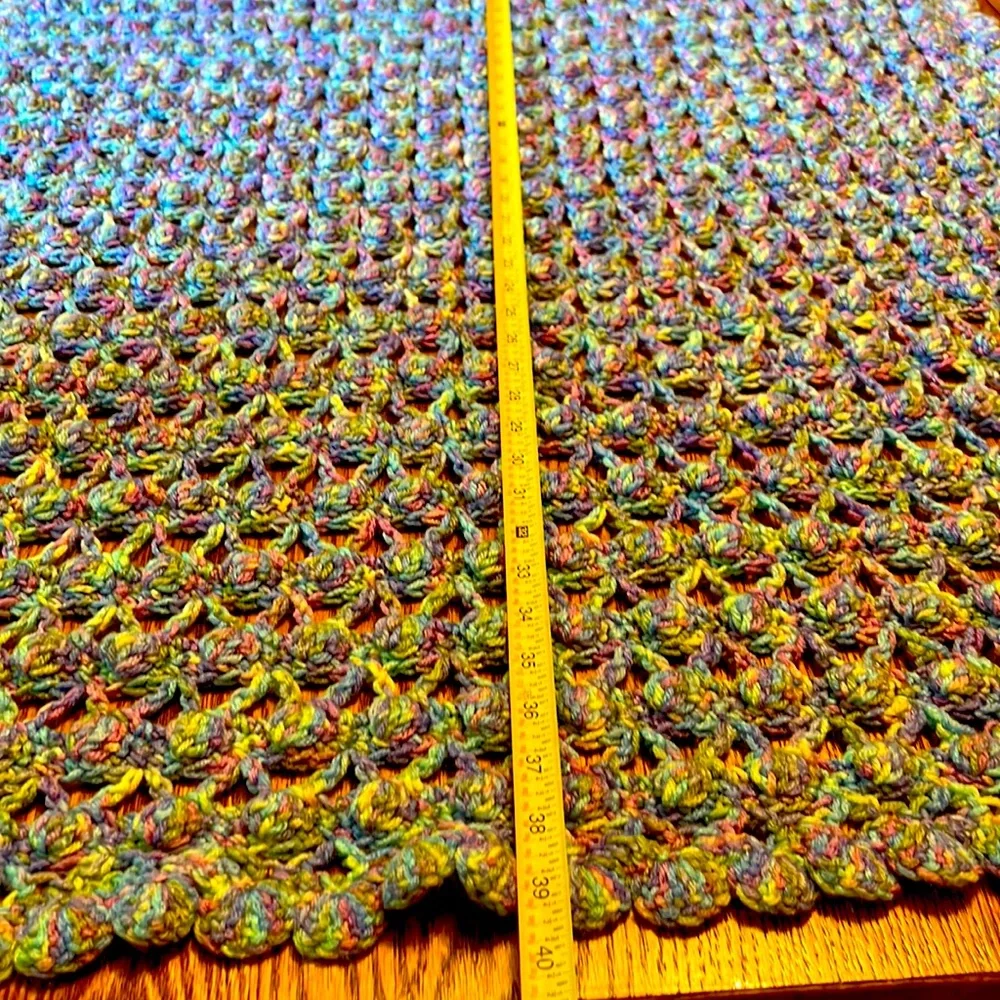 Mermaid lap blanket, baby blanket handmade